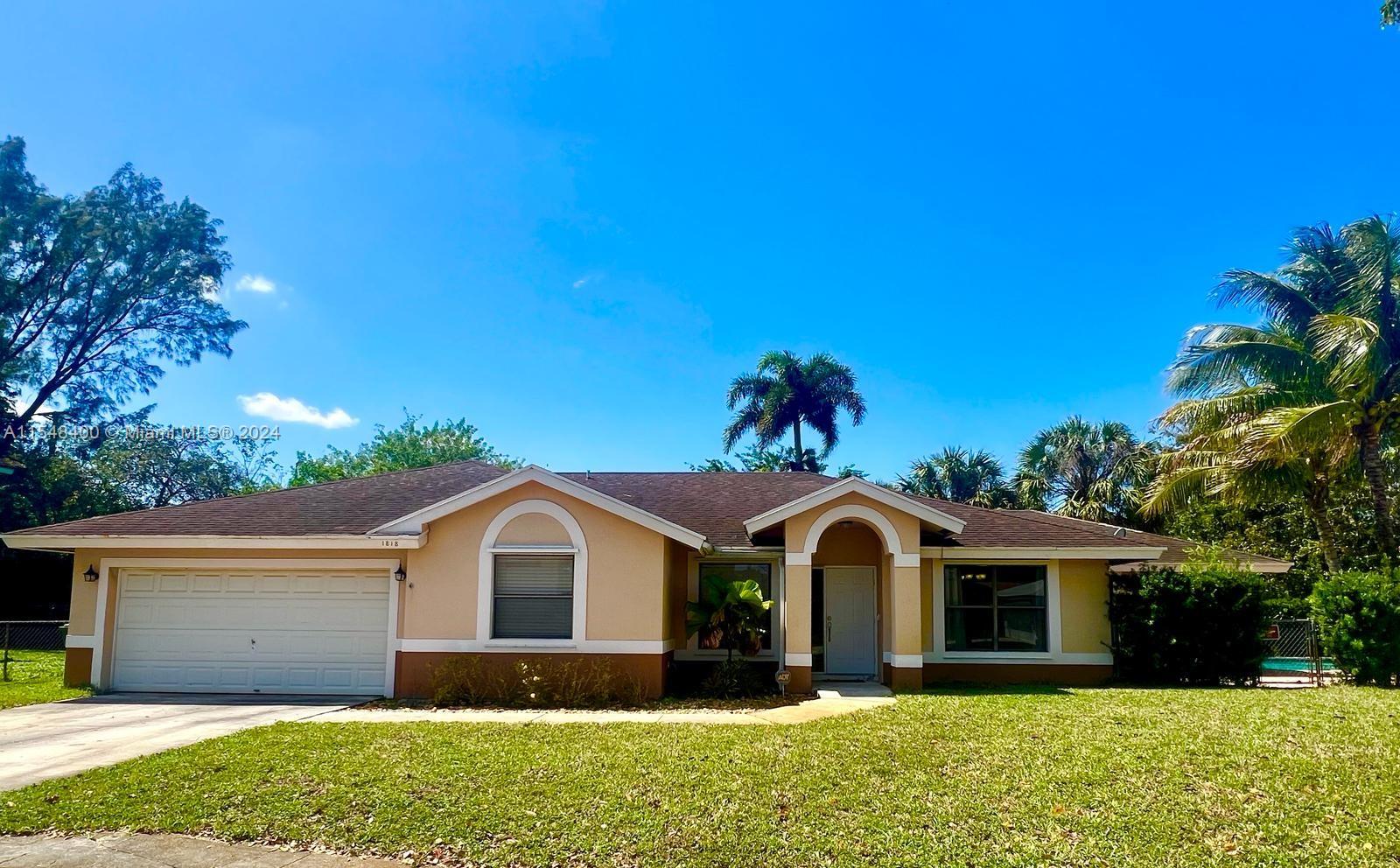 1818 NW 120th Terrace Pembroke Pines FL 33026