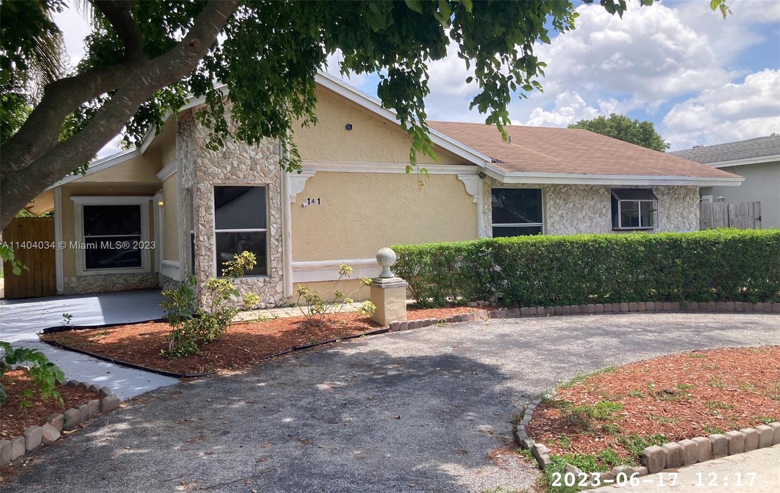 8141 SW 3rd Court North Lauderdale FL 33068