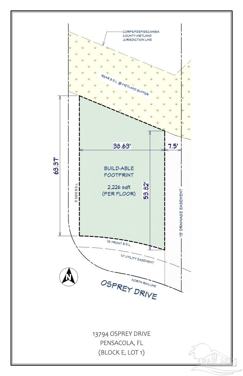 13794 Osprey Drive Lot 1 Pensacola FL 32507