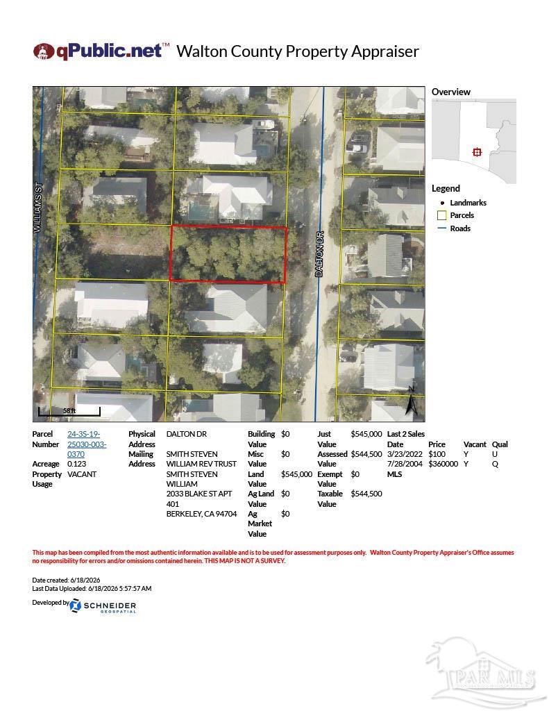 0 Dalton St Lot 37 Santa Rosa Beach FL 32459