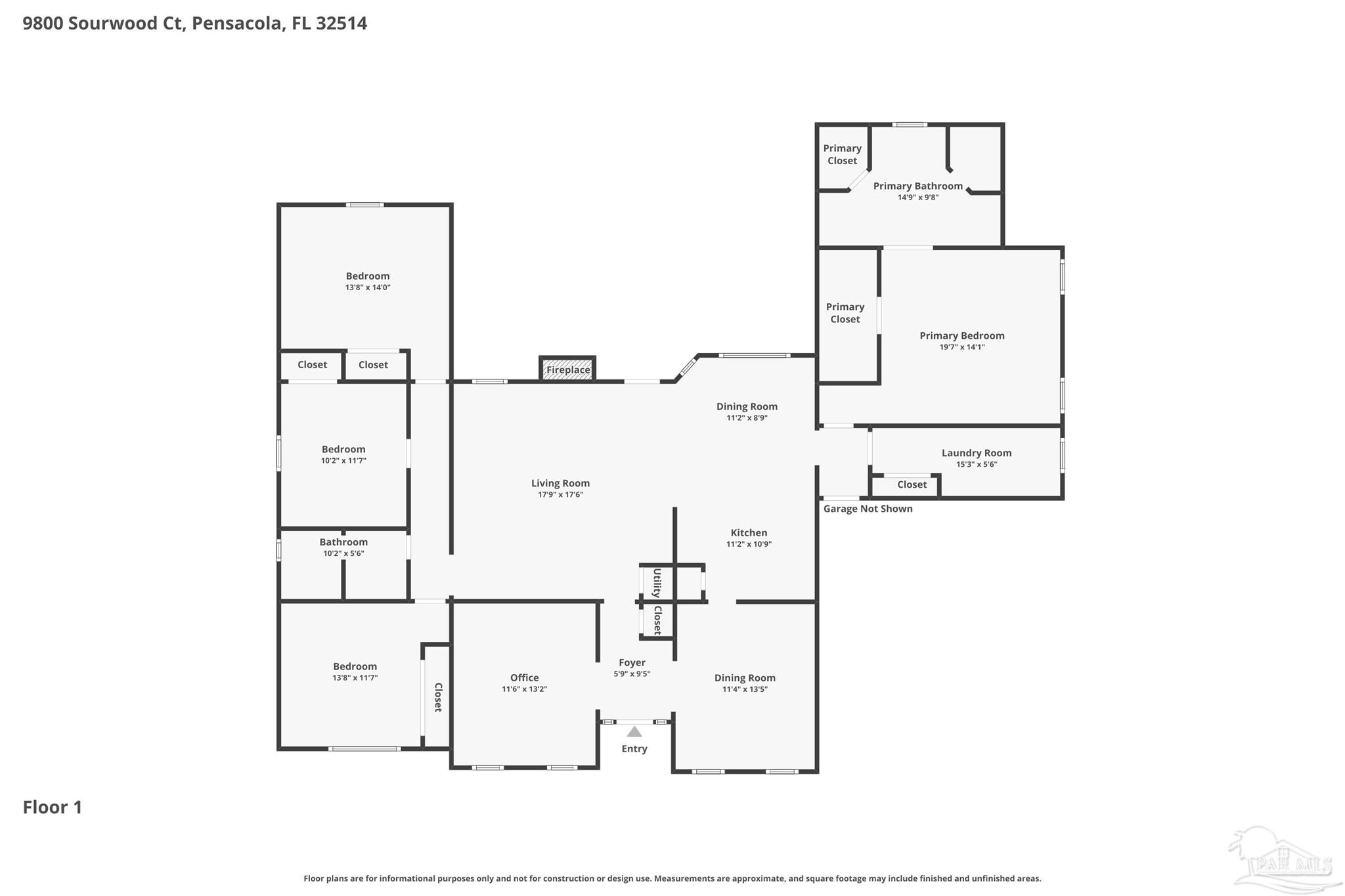 9800 Sourwood Court Pensacola FL 32514