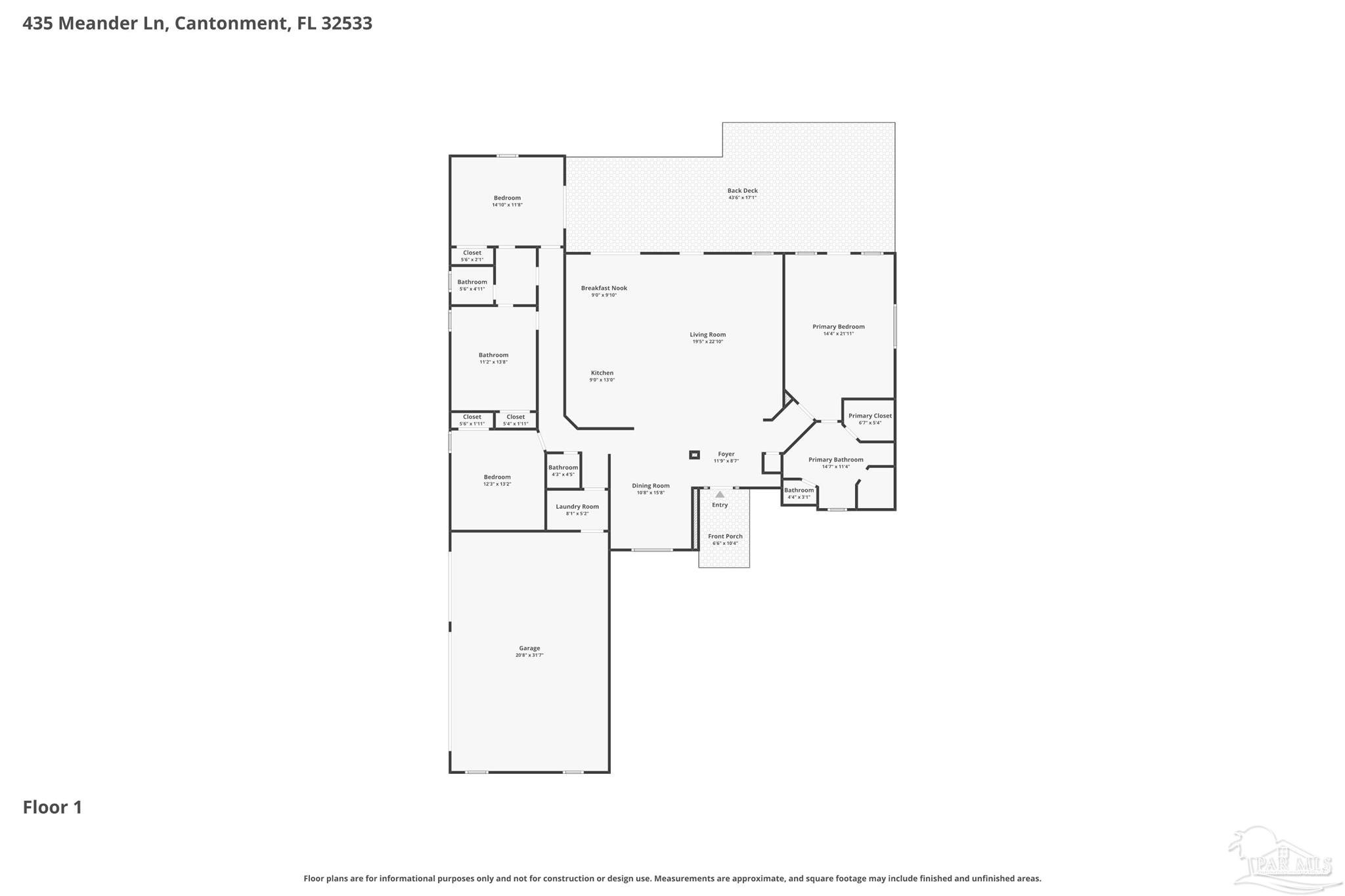 435 Meander Lane Cantonment FL 32533