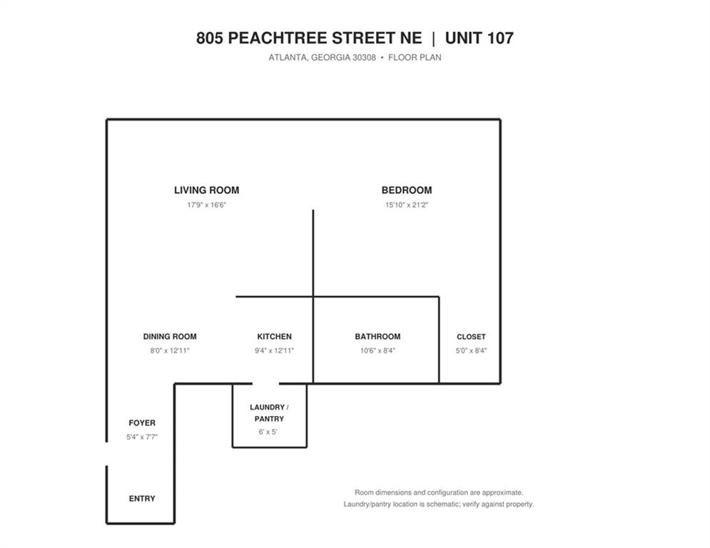 805 Peachtree Street NE Atlanta GA 30308