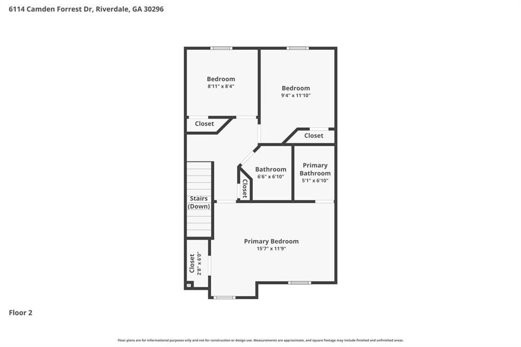 6114 Camden Forrest Drive Riverdale GA 30296