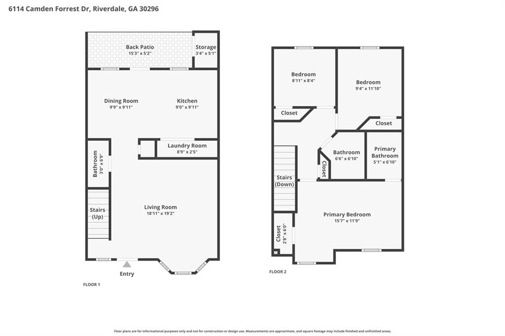 6114 Camden Forrest Drive Riverdale GA 30296