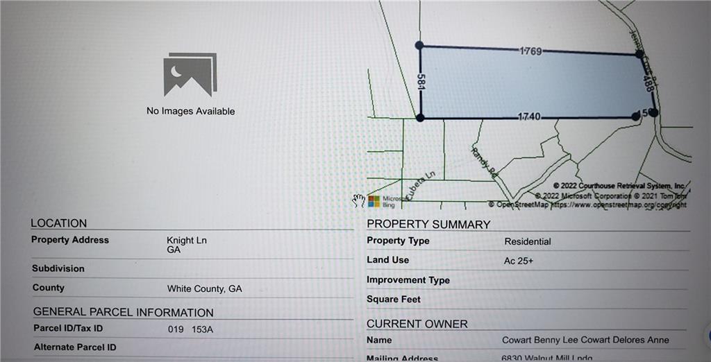 00 Jennys Cove Road Cleveland GA 30528
