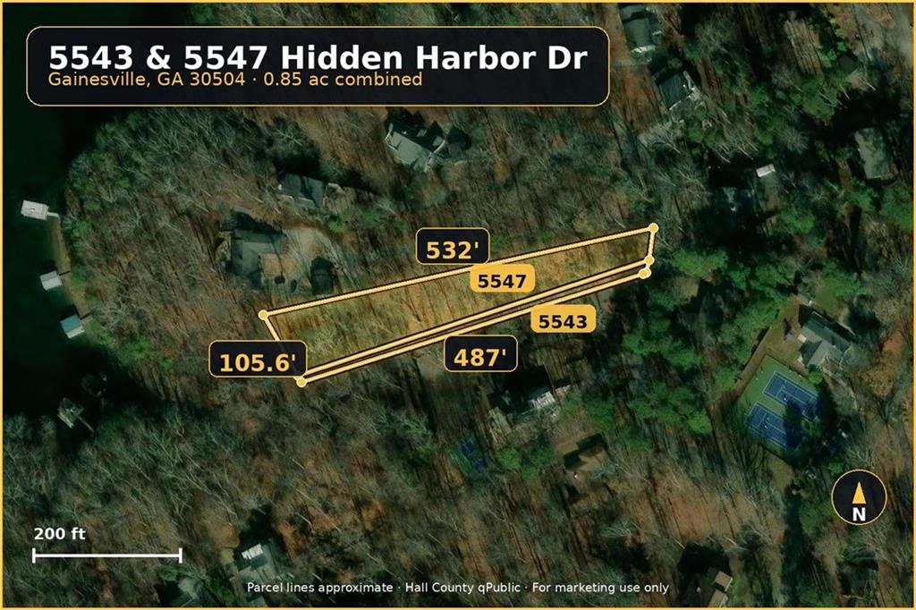 5543 Hidden Harbor Dr Lots #64 & 78 Gainesville GA 30504
