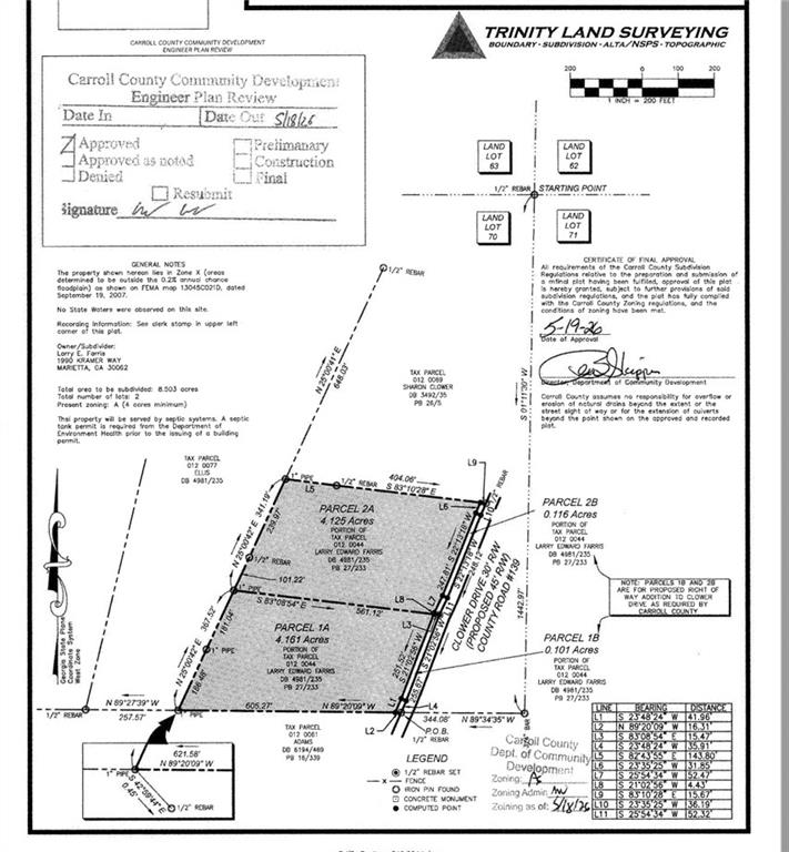 0 Lot 2a Bowdon GA 30108