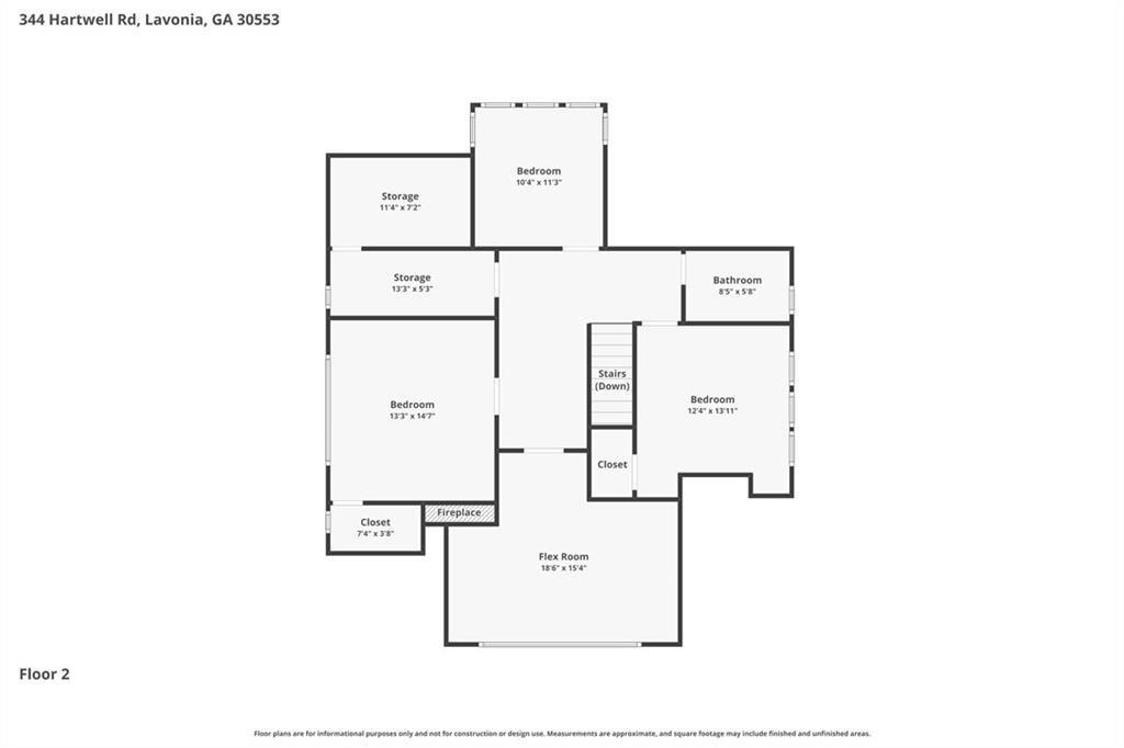 344 Hartwell Road Lavonia GA 30553