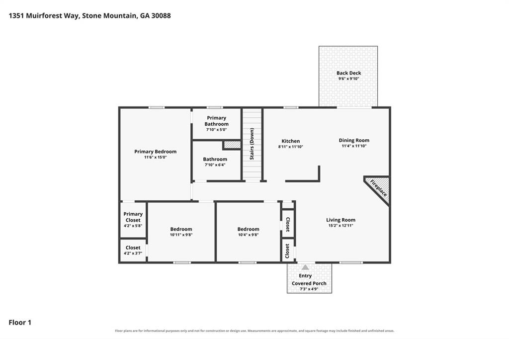 1351 Muirforest Way Stone Mountain GA 30088