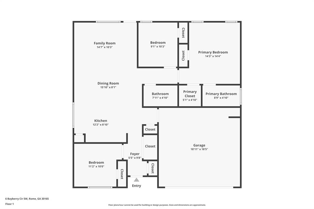 6 Bayberry Circle SW Rome GA 30165