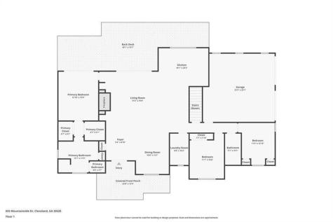 655 Mountainside Drive Cleveland GA 30528