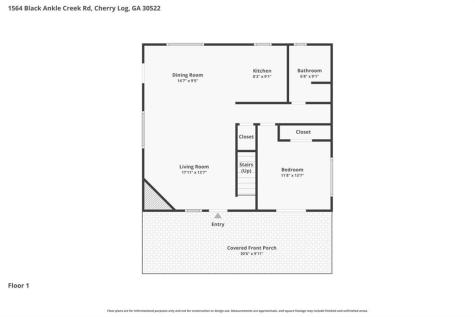1564 Black Ankle Creek Road Cherry Log GA 30522