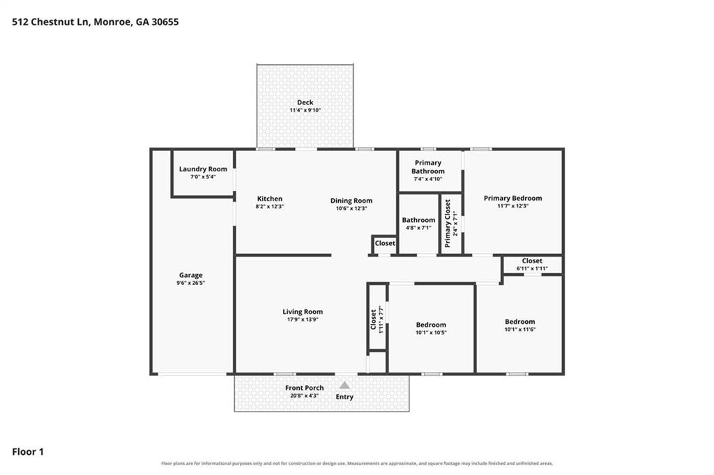 512 Chestnut Lane Monroe GA 30655