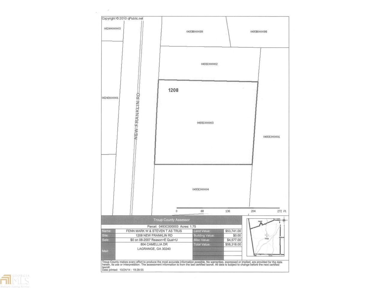 1208 New Franklin Road Lagrange GA 30240