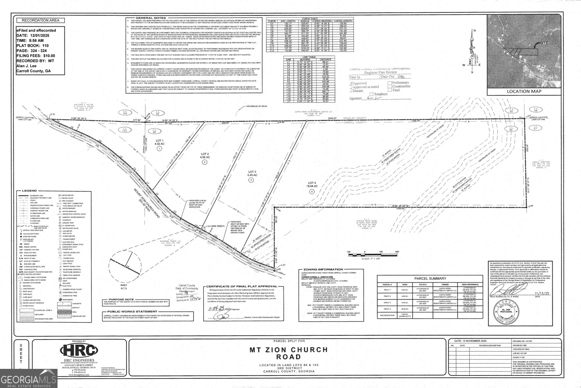 0 - Tract 1 Mount Zion Church Road Whitesburg GA 30185