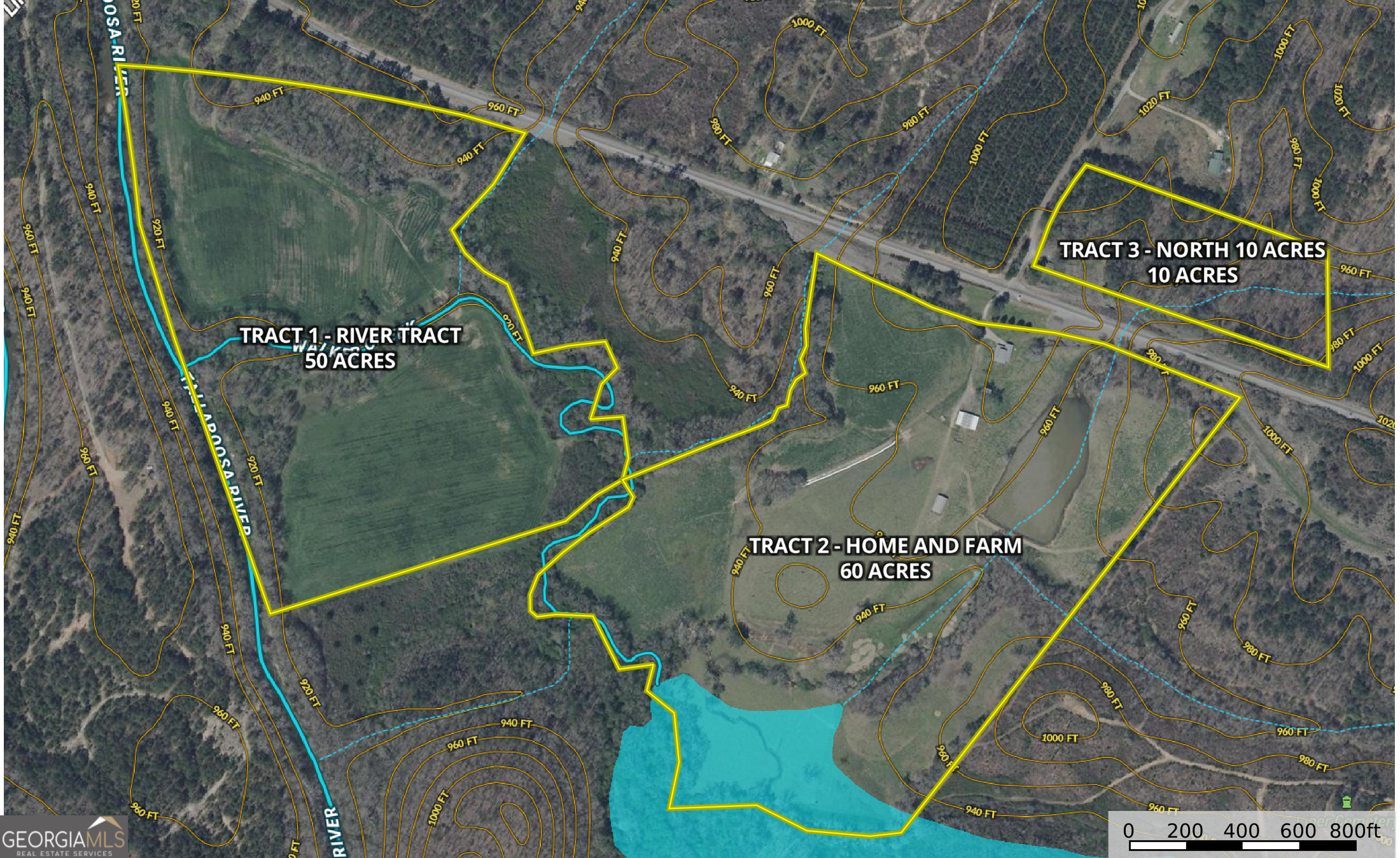 60 +/- Acres At 295 J Davis Road Tallapoosa GA 30176