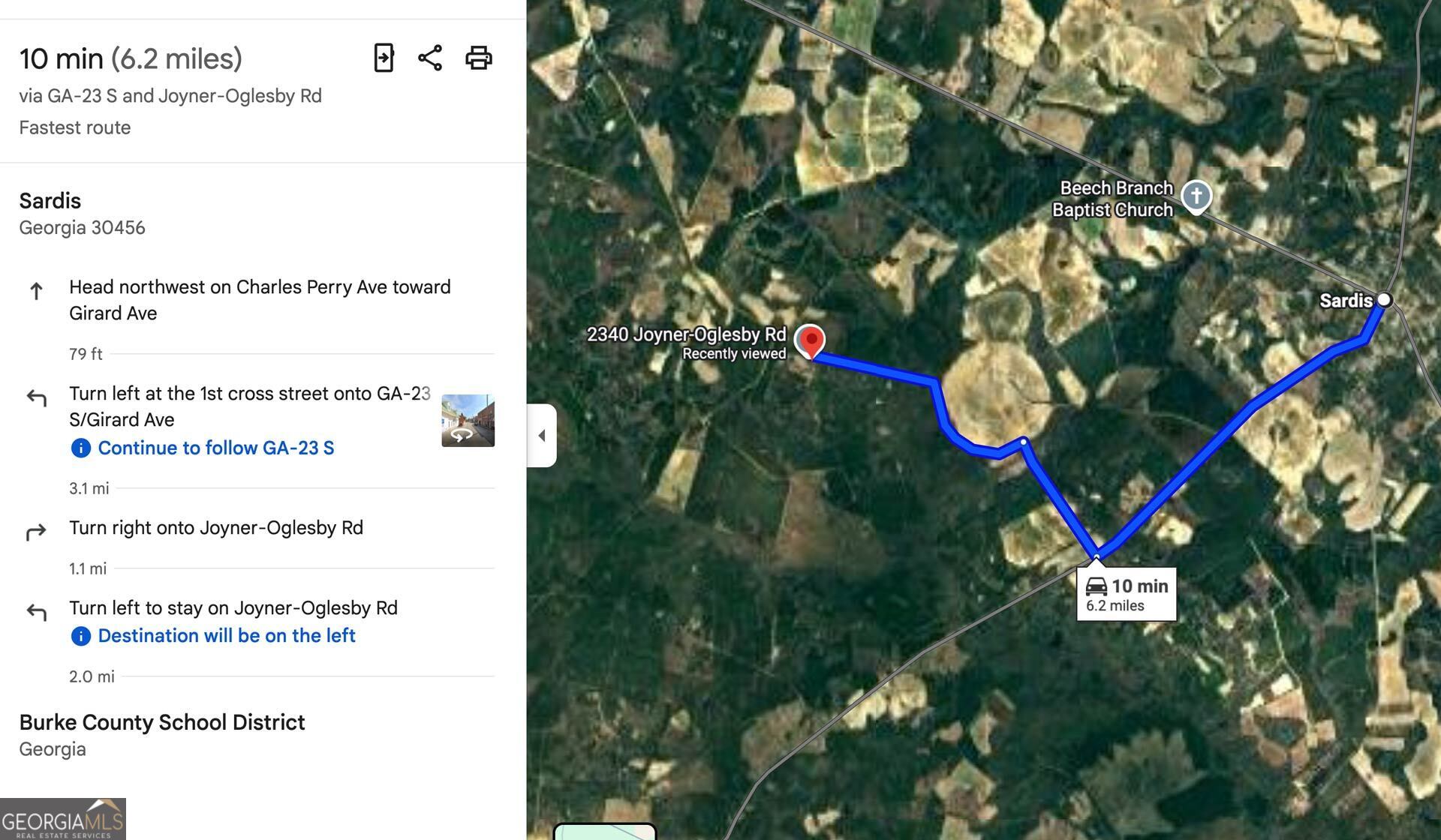 2340 Joyner Oglesby Road Sardis GA 30456