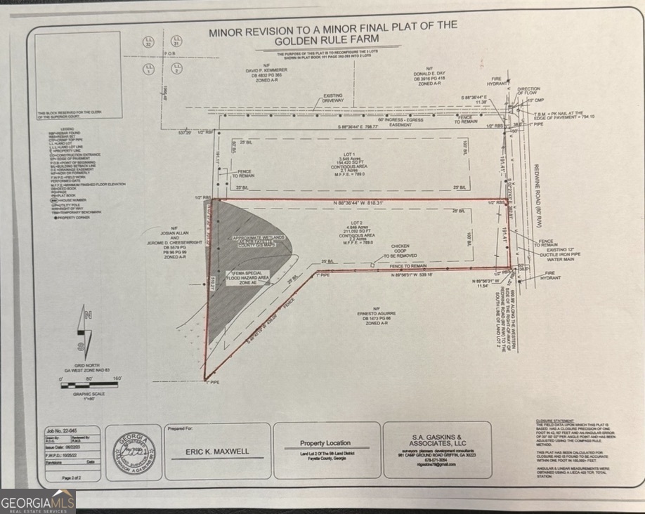 Lot 2 South Of Redwine Road Fayetteville GA 30215