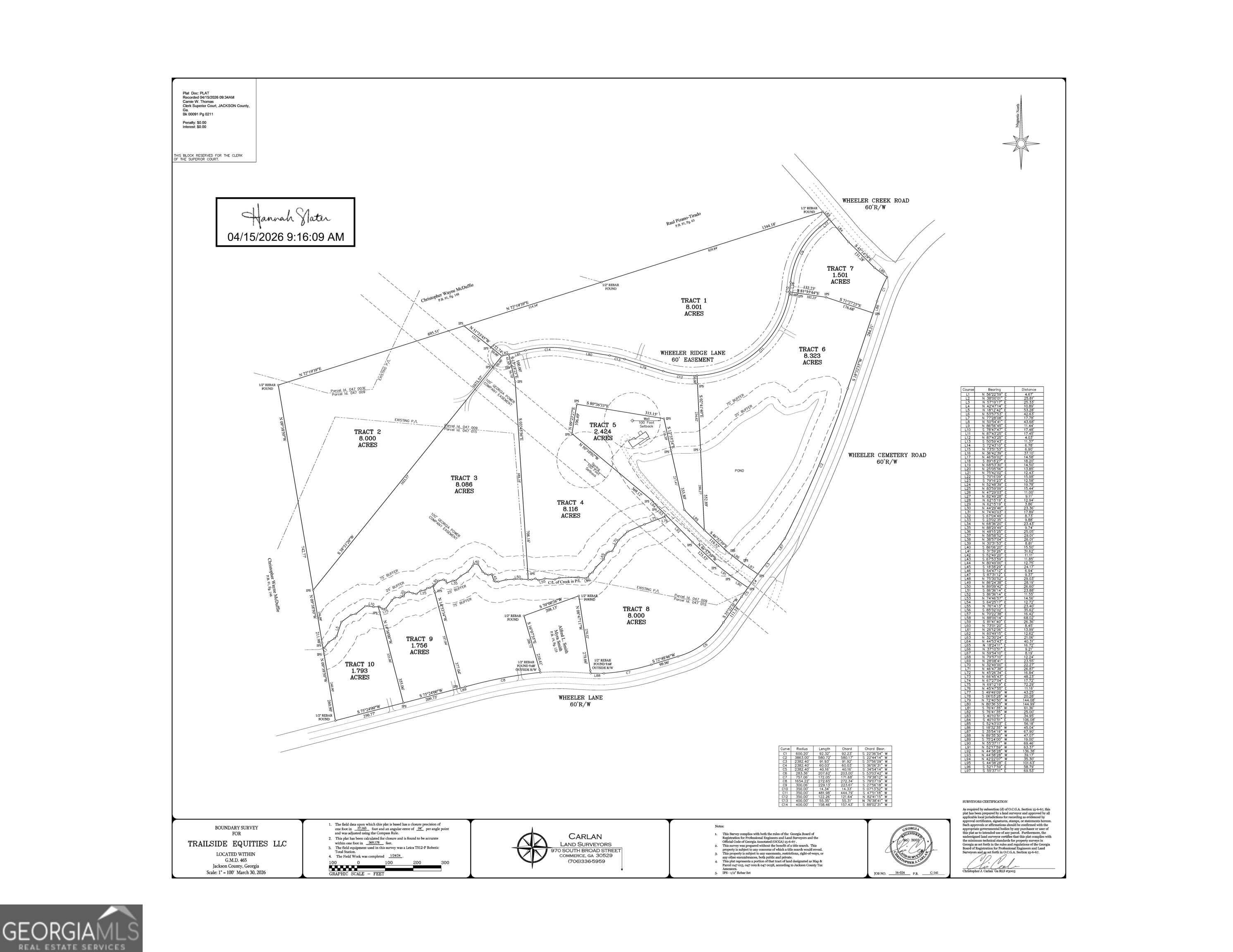 Lot 4 Wheeler Creek Road Maysville GA 30558