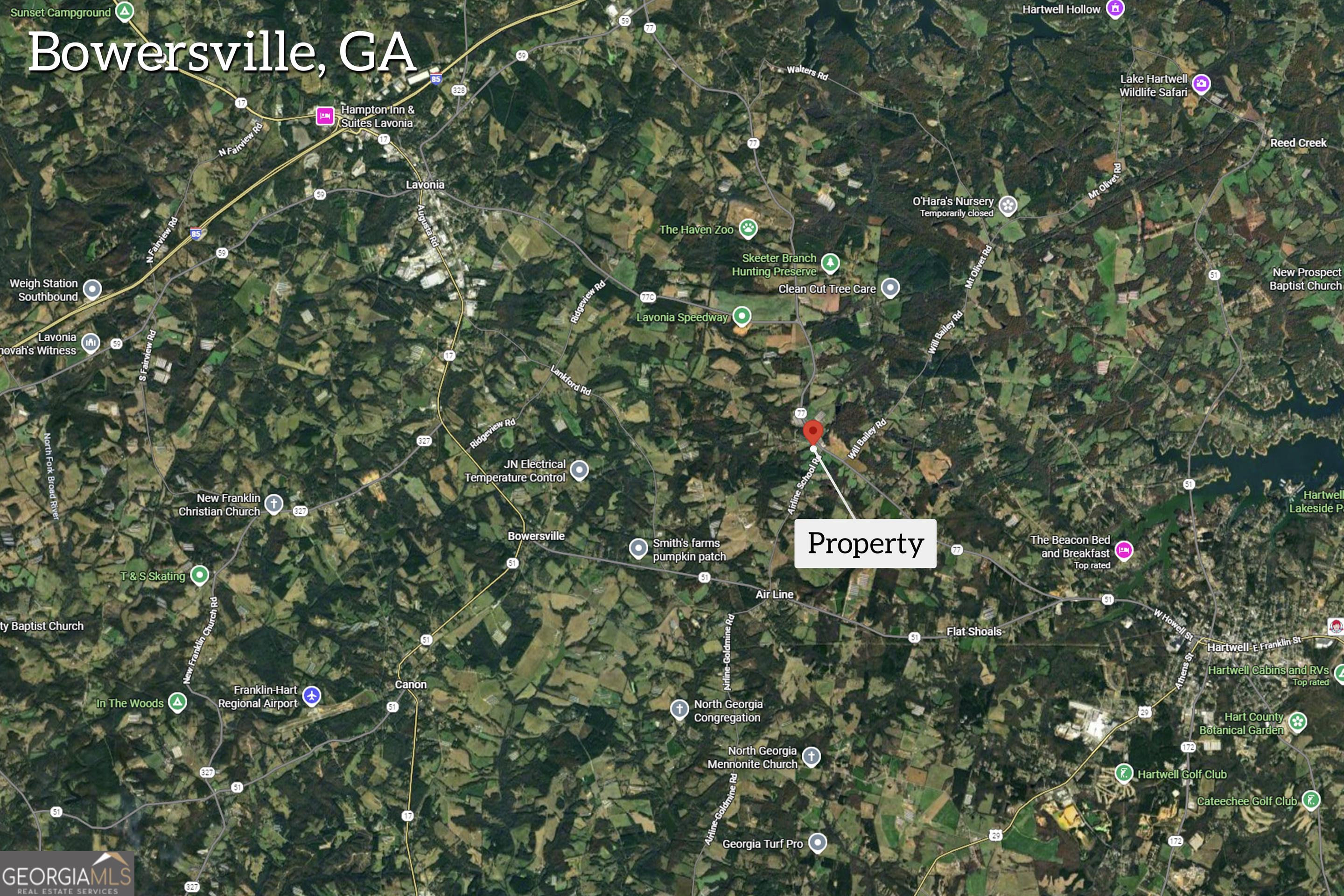 0 Airline School Road Bowersville GA 30516