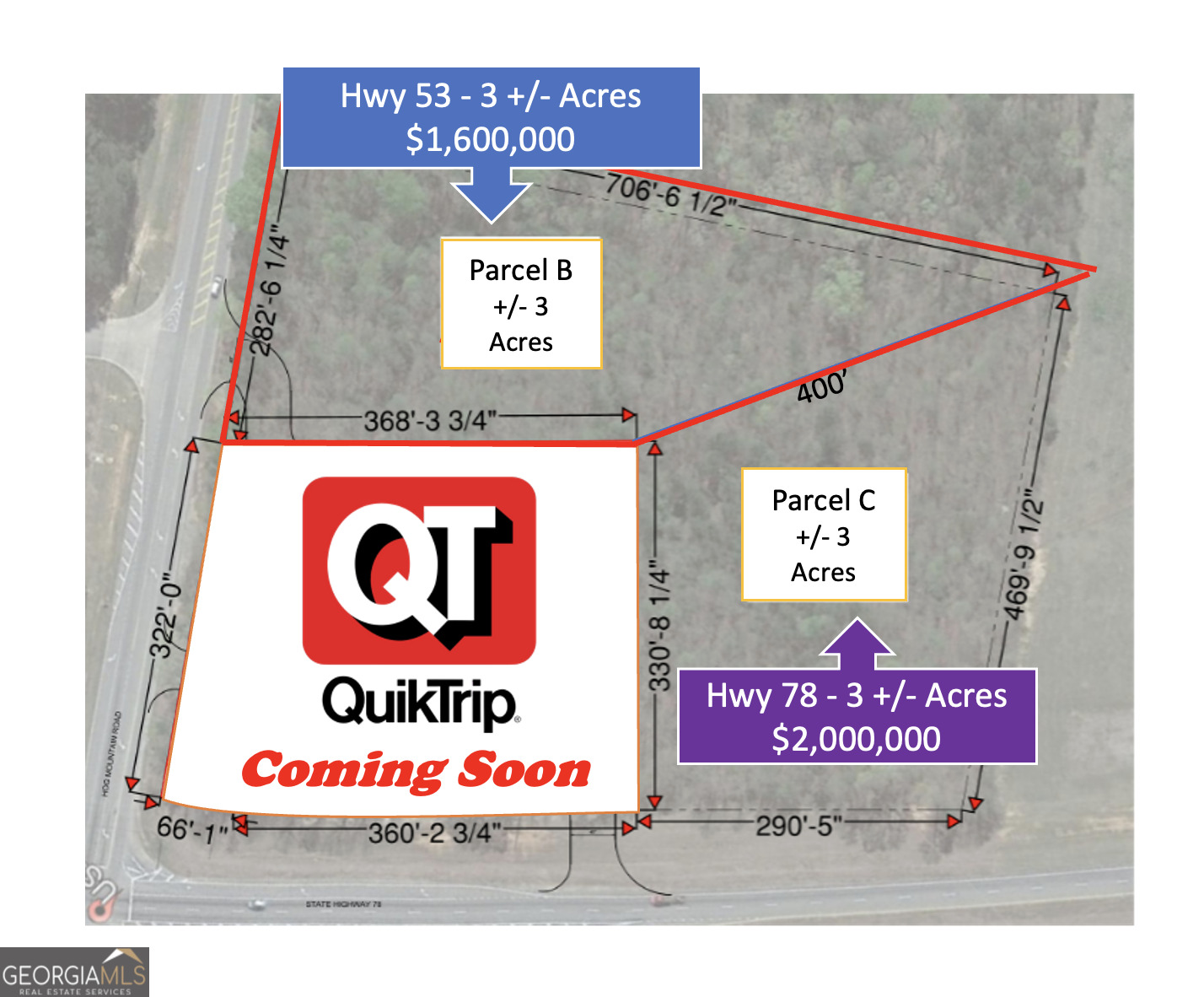 6601 Hog Mountain Highway - Highway 53 Bogart GA 30622