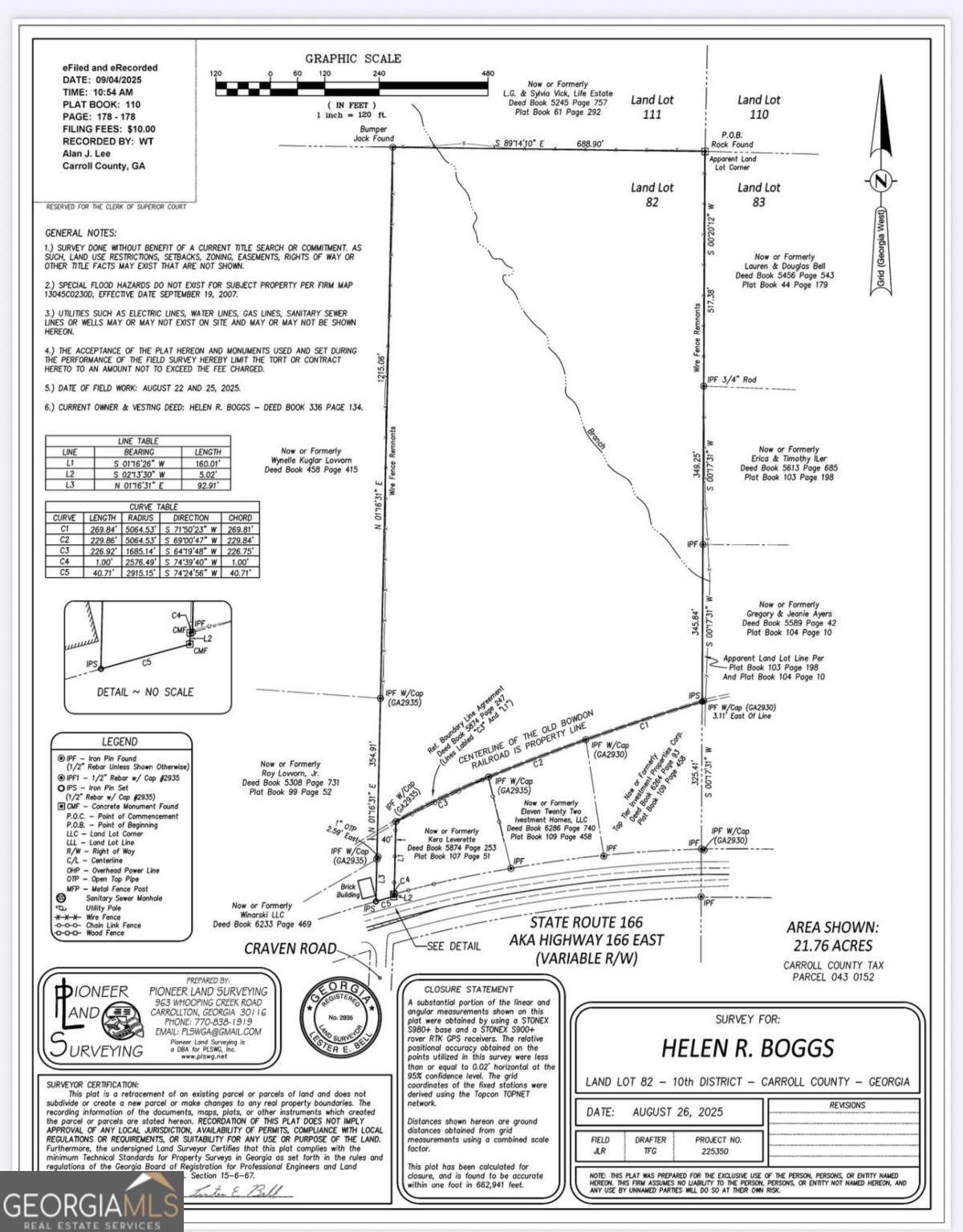 0 Highway 166 E - 21+ Acres E Bowdon GA 30108
