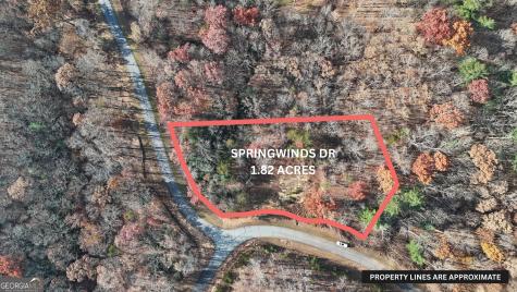 Lot 197 Springwinds Drive Cleveland GA 30528