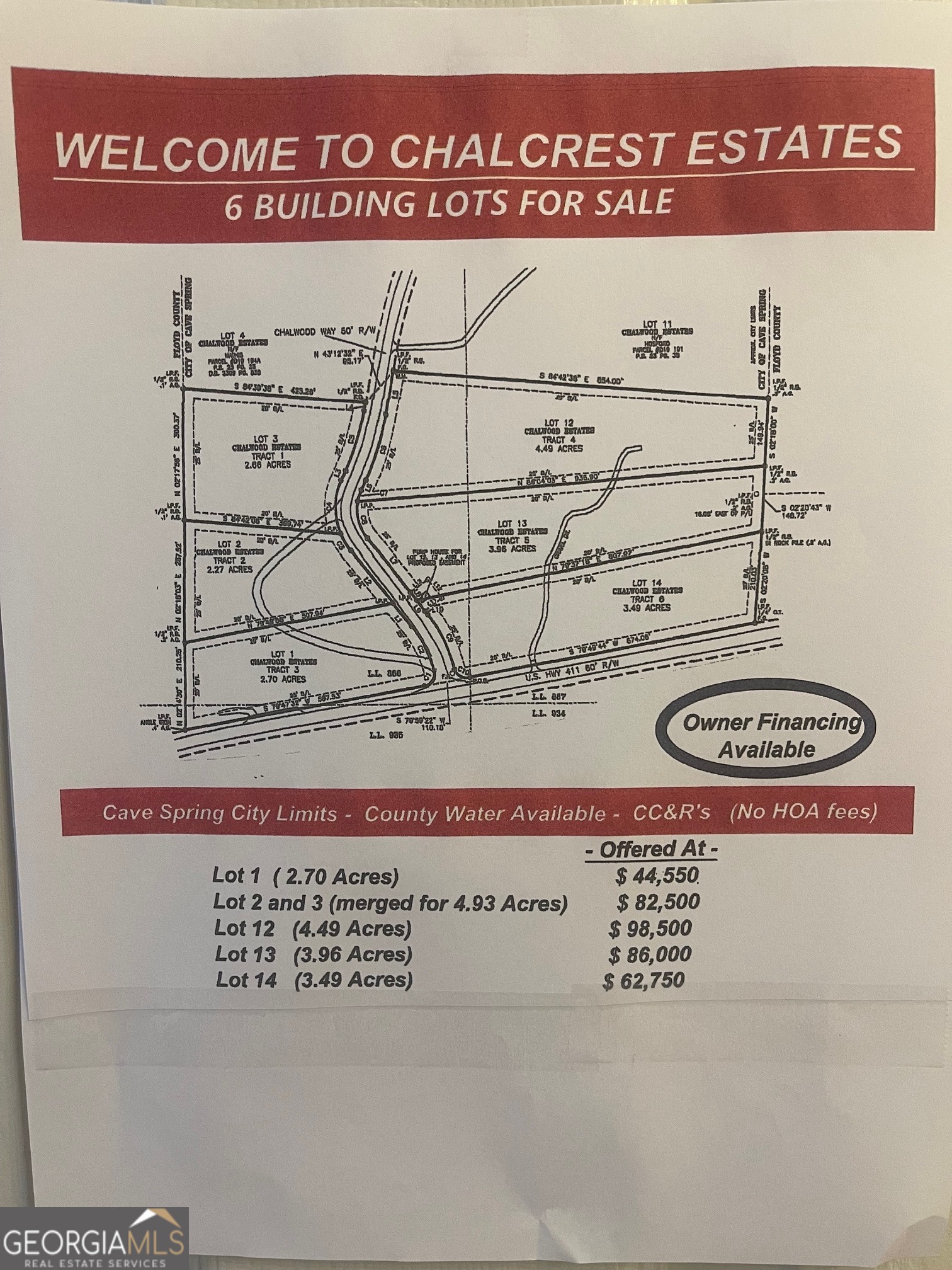 Lot 1 Chalcrest Way Cave Spring GA 30124