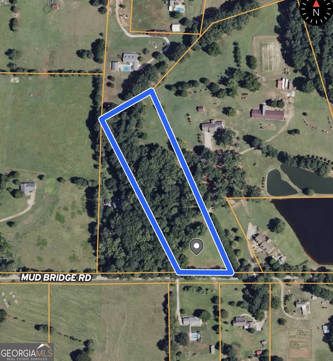 Btwn 222 & 240 Mud Bridge Road - 5 Acres Fayetteville GA 30215