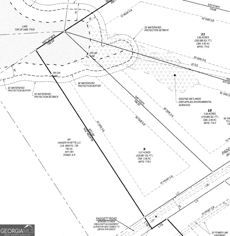 0 Padgett Road Senoia GA 30276