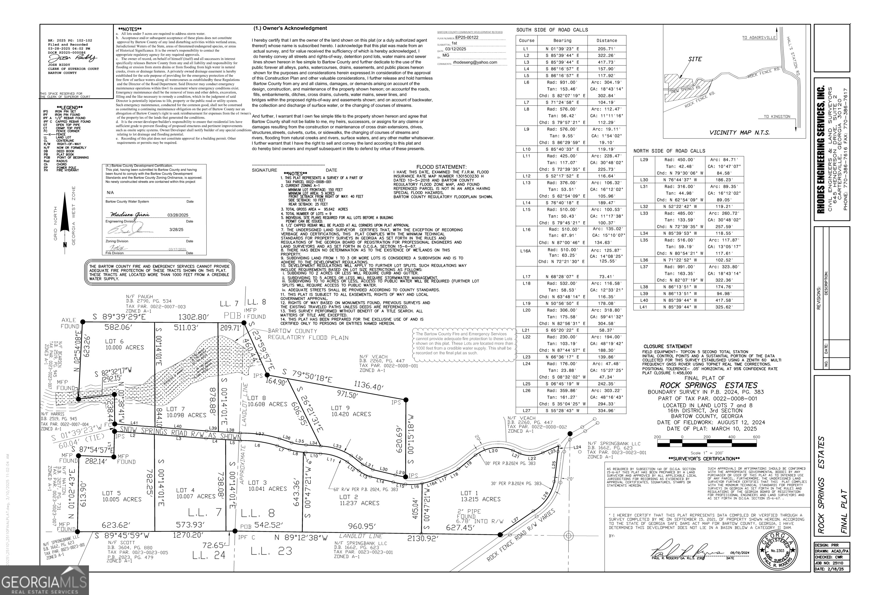 0 Snow Springs Road Adairsville GA 30103