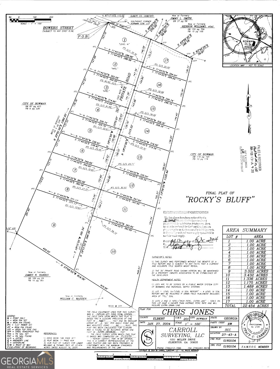 0 Bowers Street Bowman GA 30624