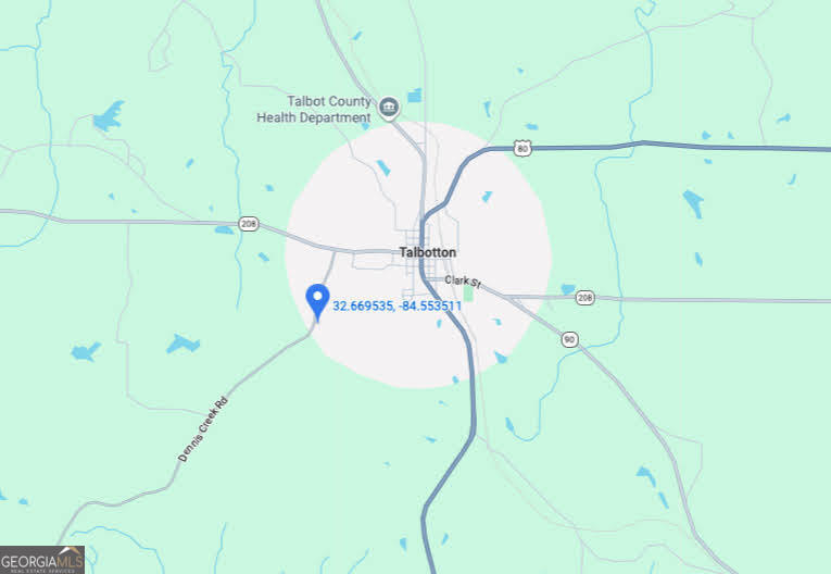 +/- 198 Acres Dennis Creek Road Talbotton GA 31827