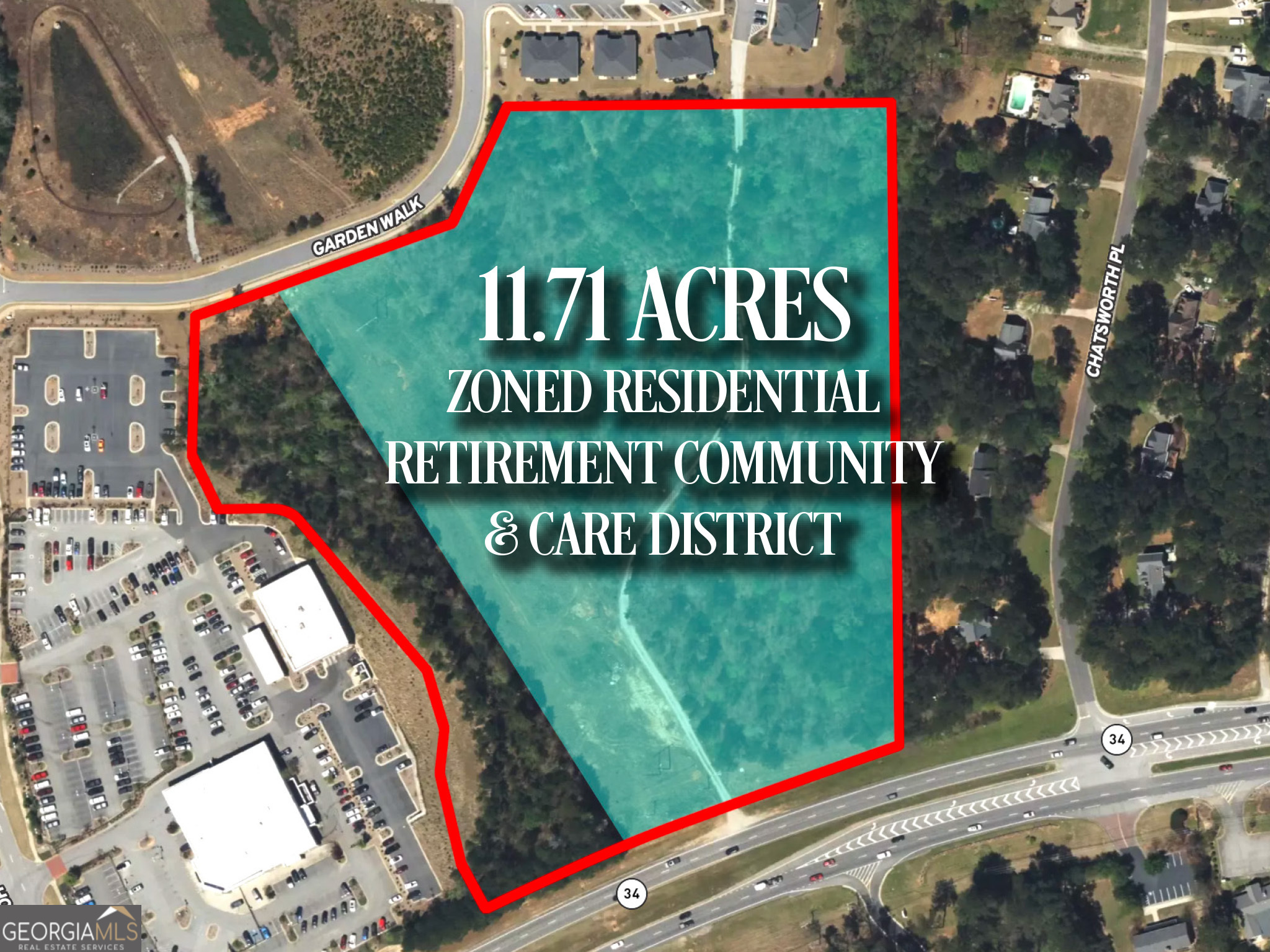 14.5 Acres Highway 34 E Newnan GA 30265