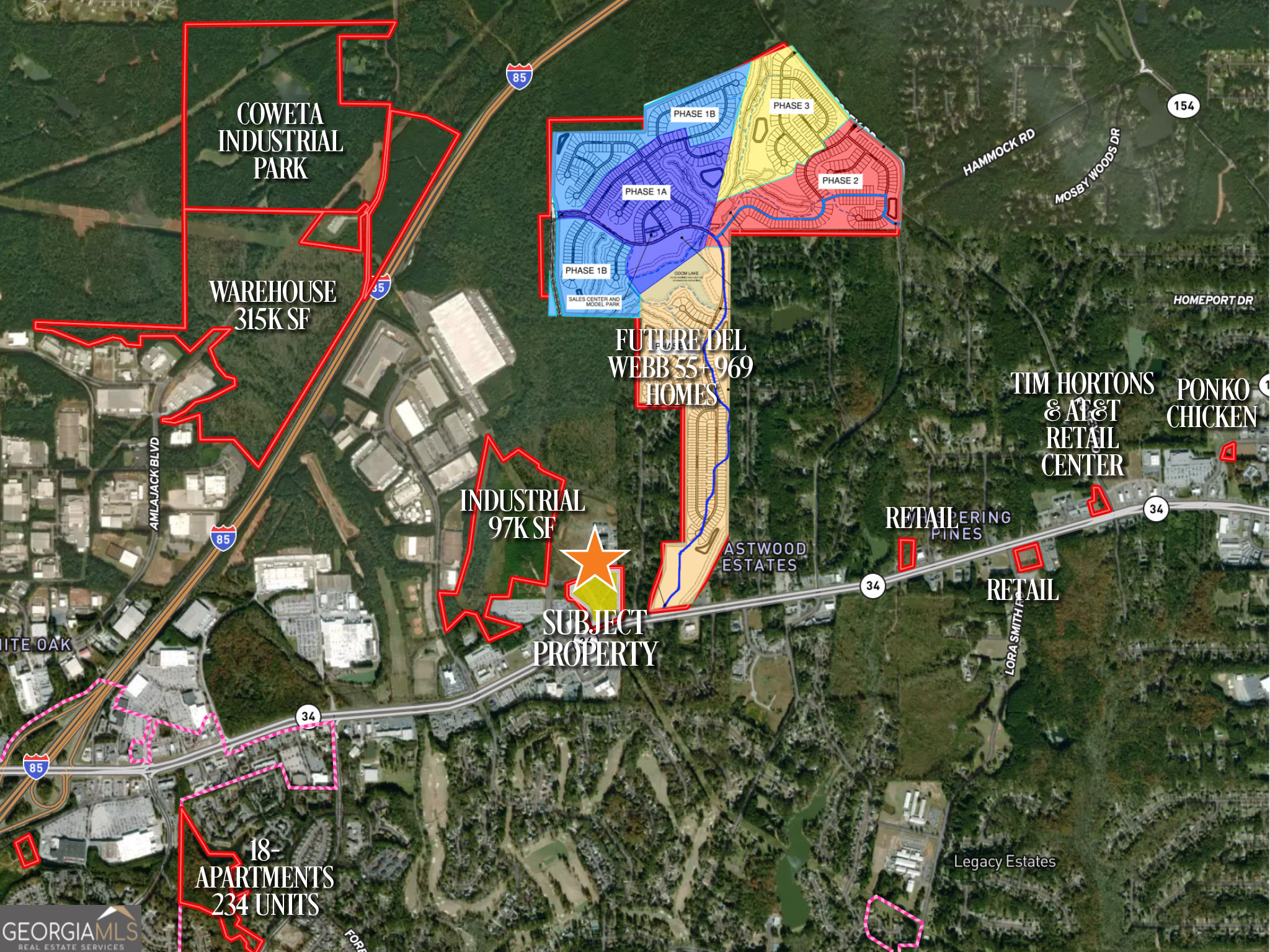 14.5 Acres Highway 34 E Newnan GA 30265