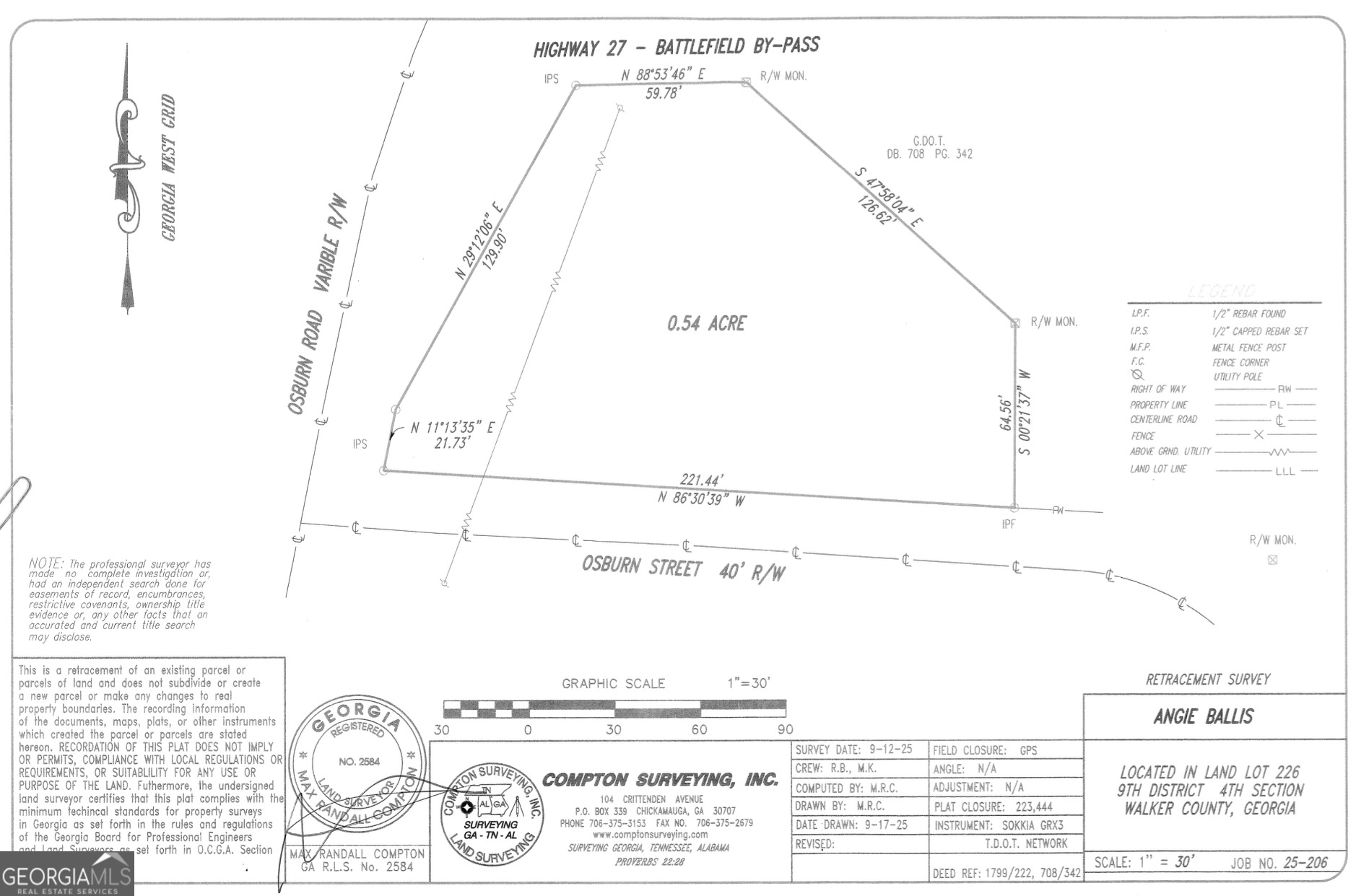 0 Osburn Road Chickamauga GA 30707