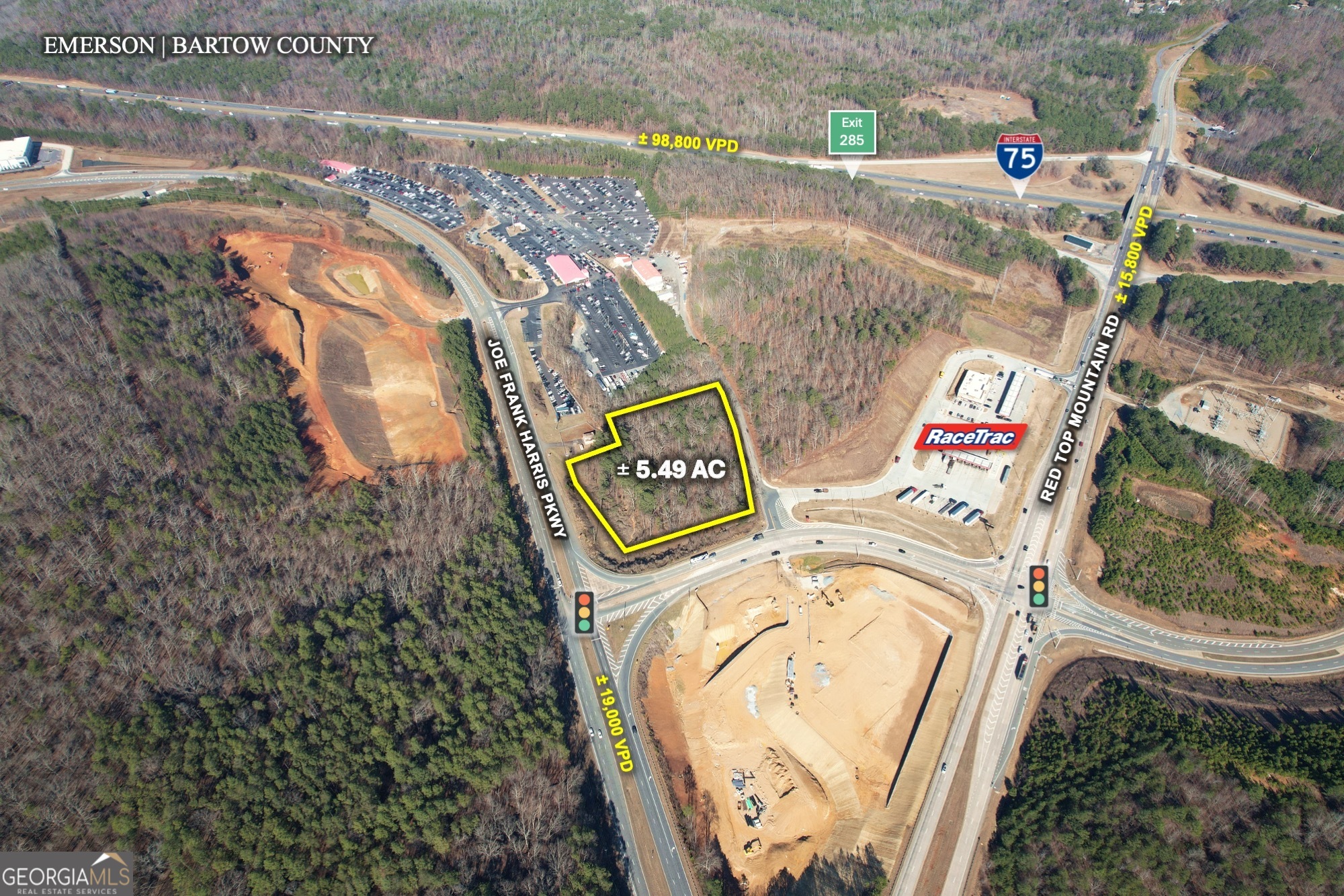 0 Joe Frank Harris Parkway & Red Top Mountain Road Emerson GA 30137