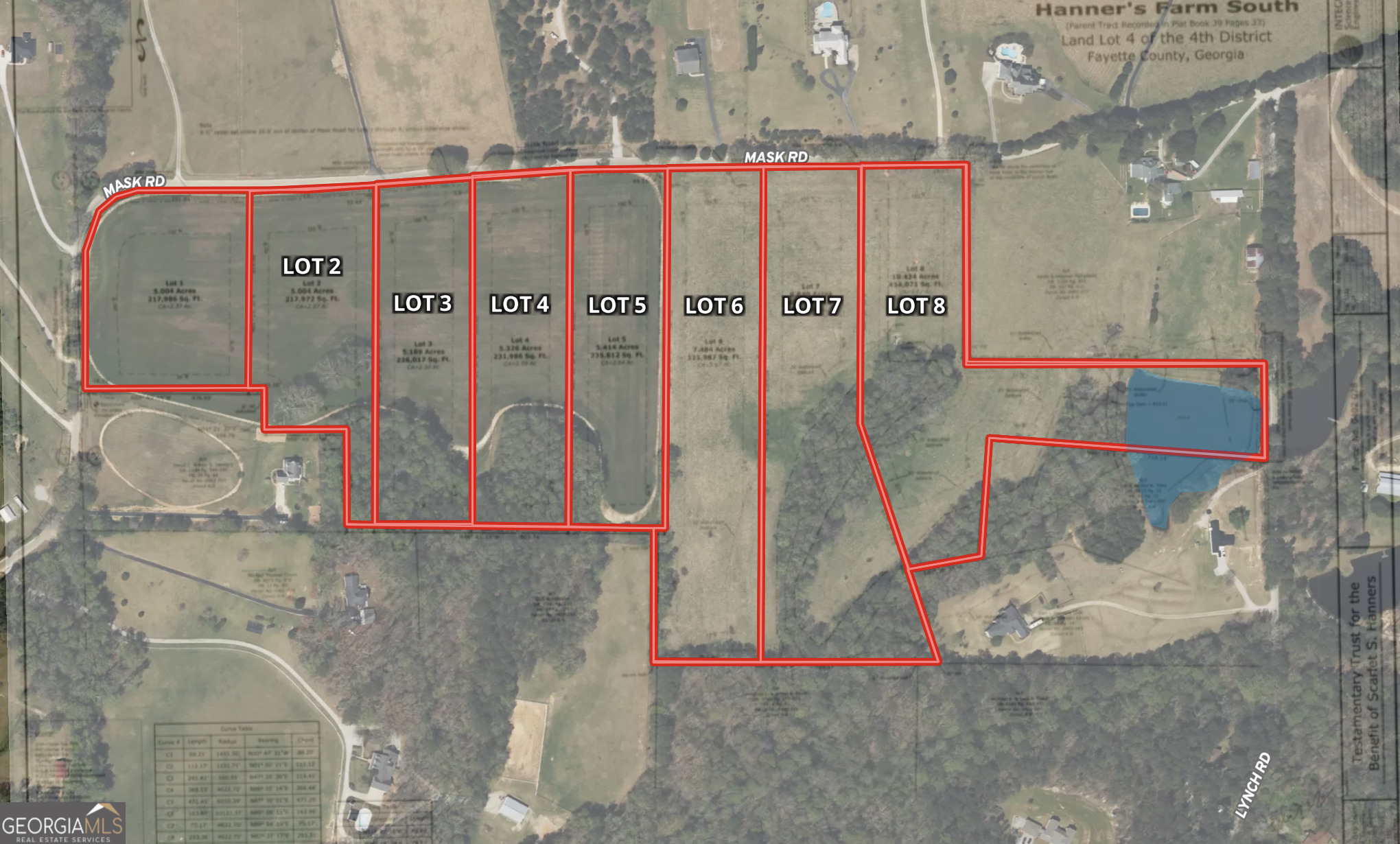 Lot 7 Mask Road - Hanner's Farm South Brooks GA 30205