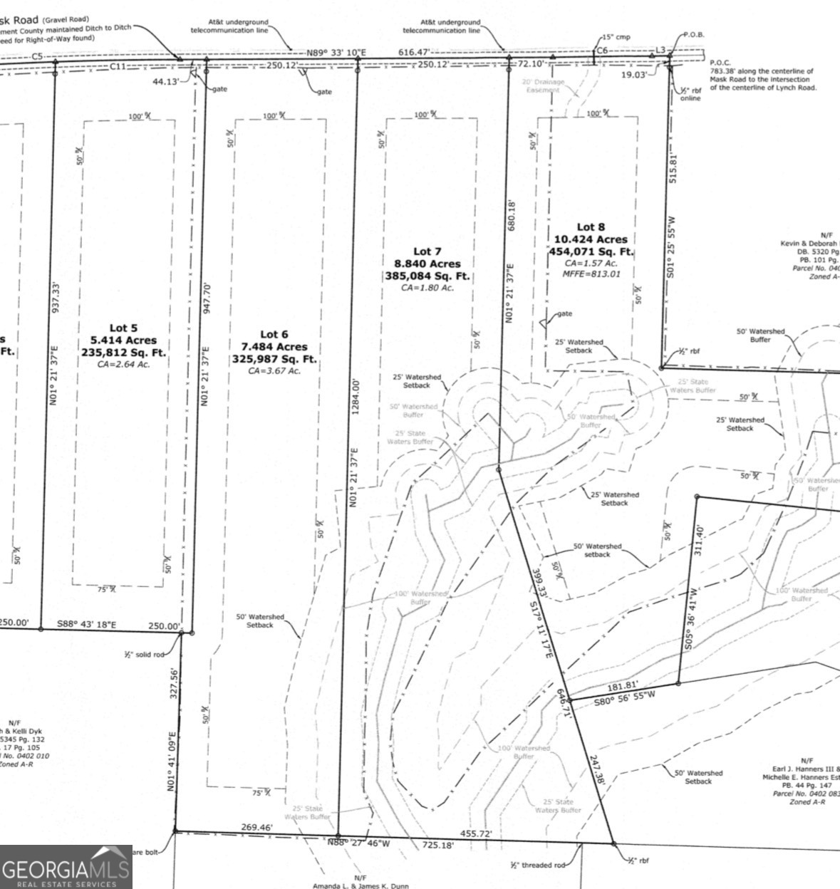 Lot 7 Mask Road - Hanner's Farm South Brooks GA 30205