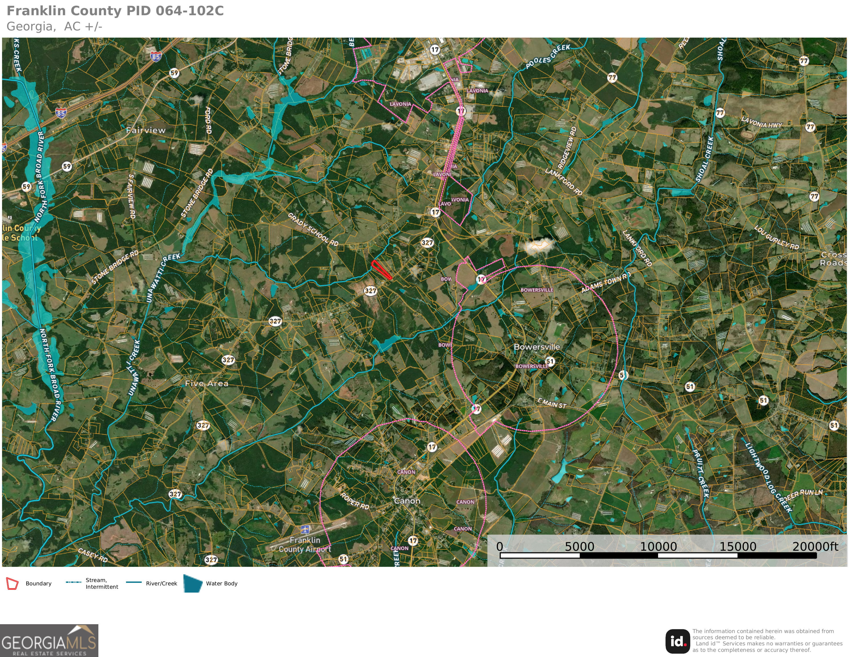 6.98 Acres New Franklin Church Road Canon GA 30520