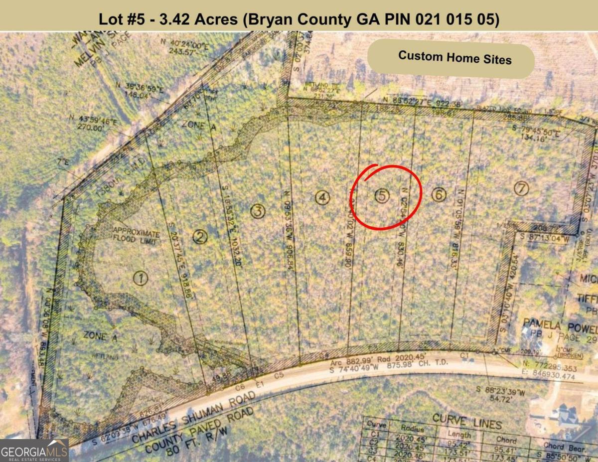 Lot 5 Charles Shuman Road Pembroke GA 31321