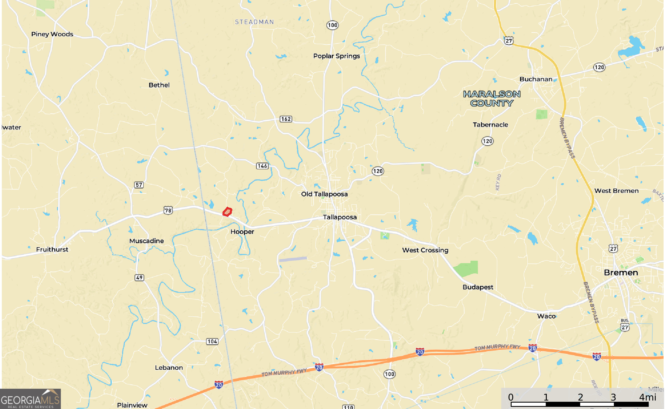 125 George Green Road (9 +/- Acres) Tallapoosa GA 30176