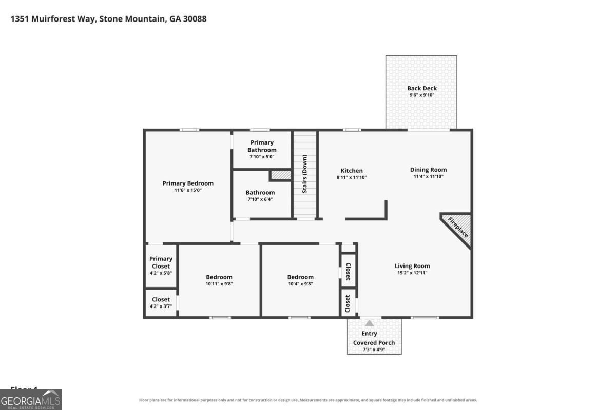 1351 Muirforest Way Stone Mountain GA 30088