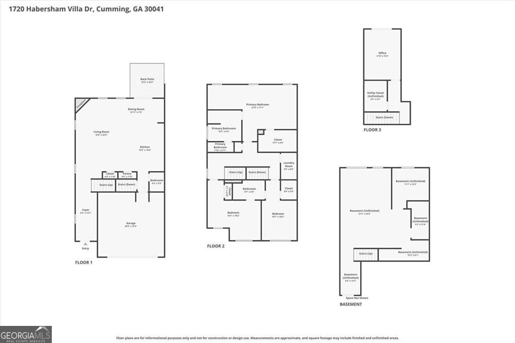 1720 Habersham Villa Drive Cumming GA 30041