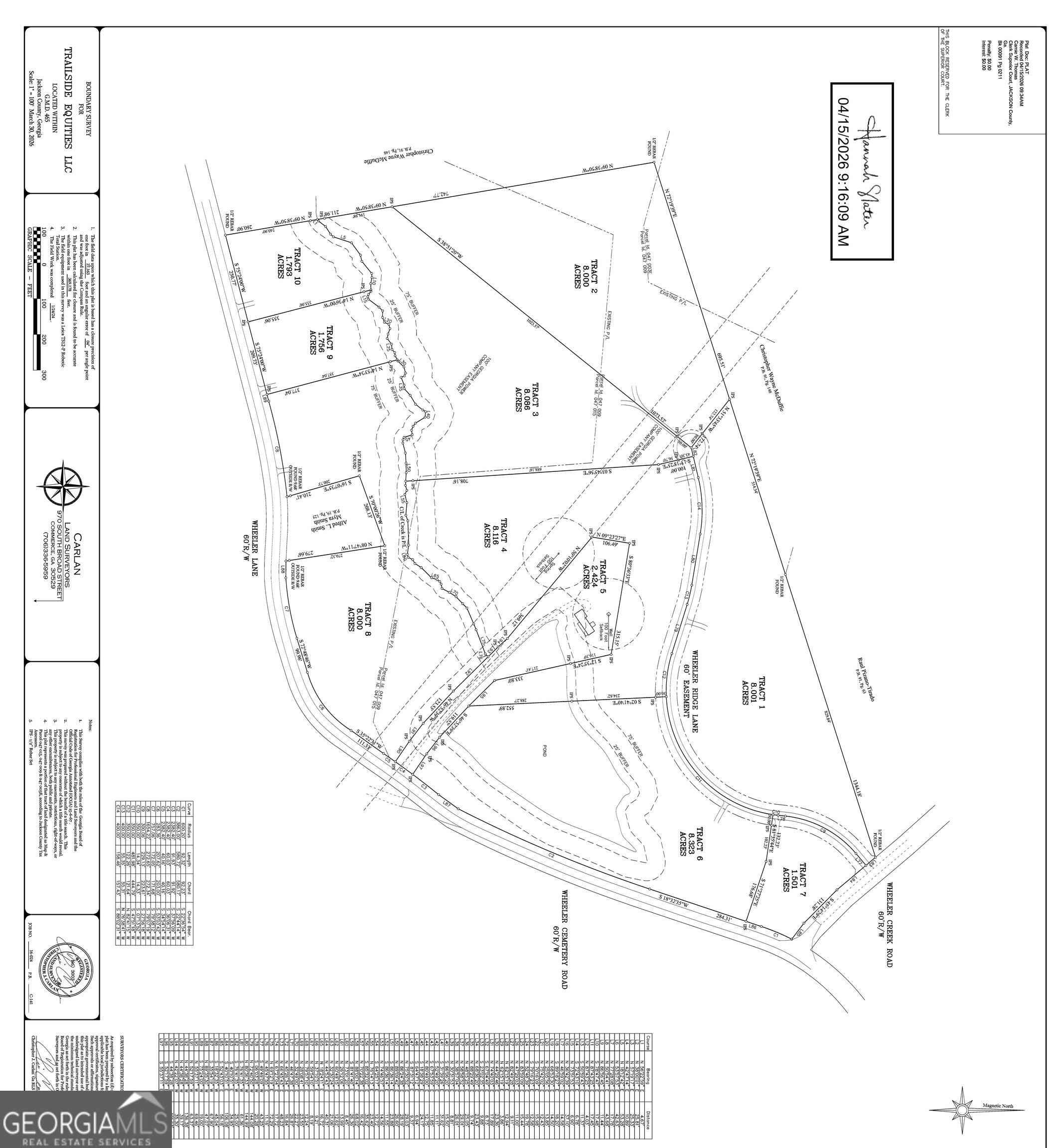 Lot 7 Wheeler Creek Road Maysville GA 30558