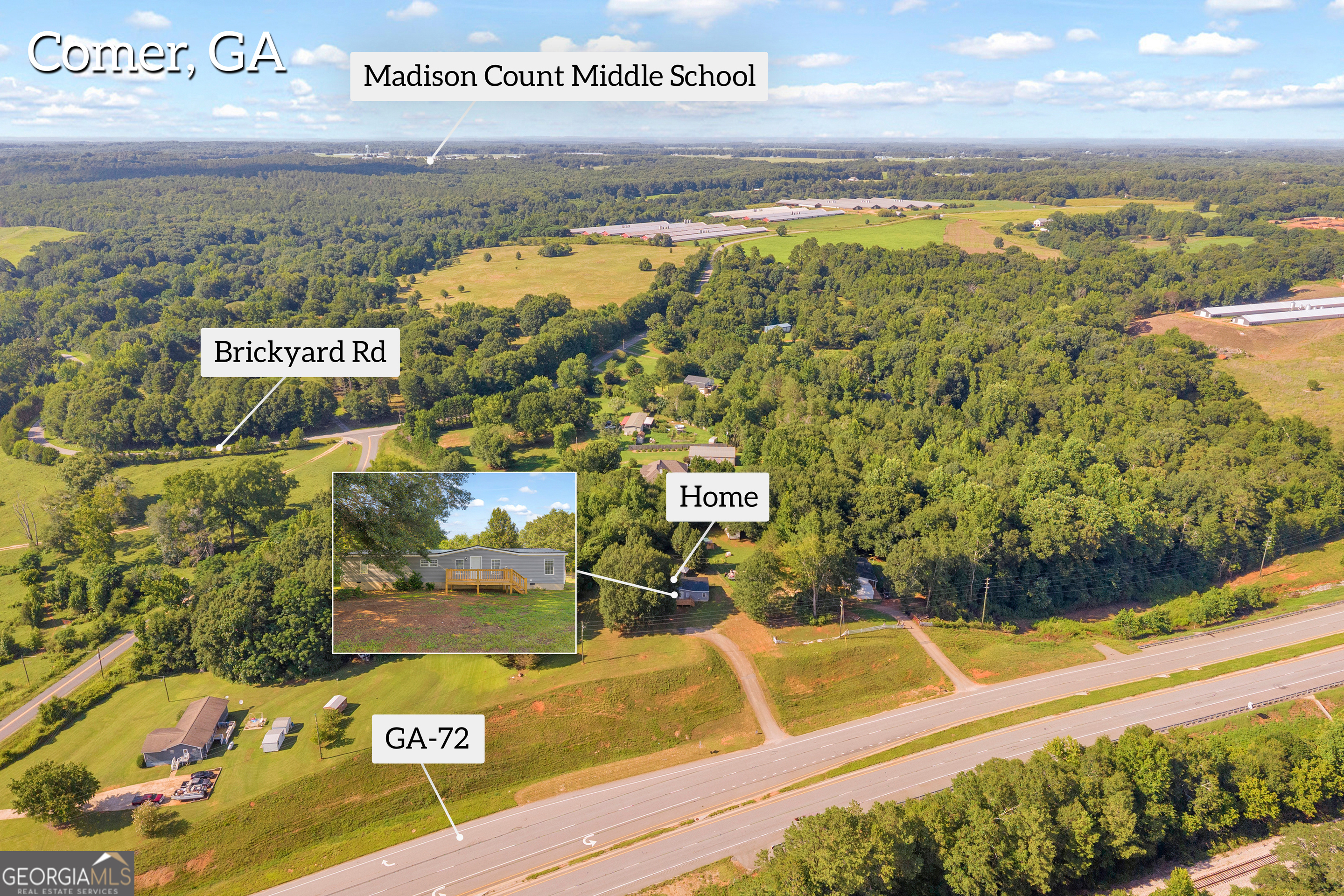 1544 Highway 72 W Comer GA 30629