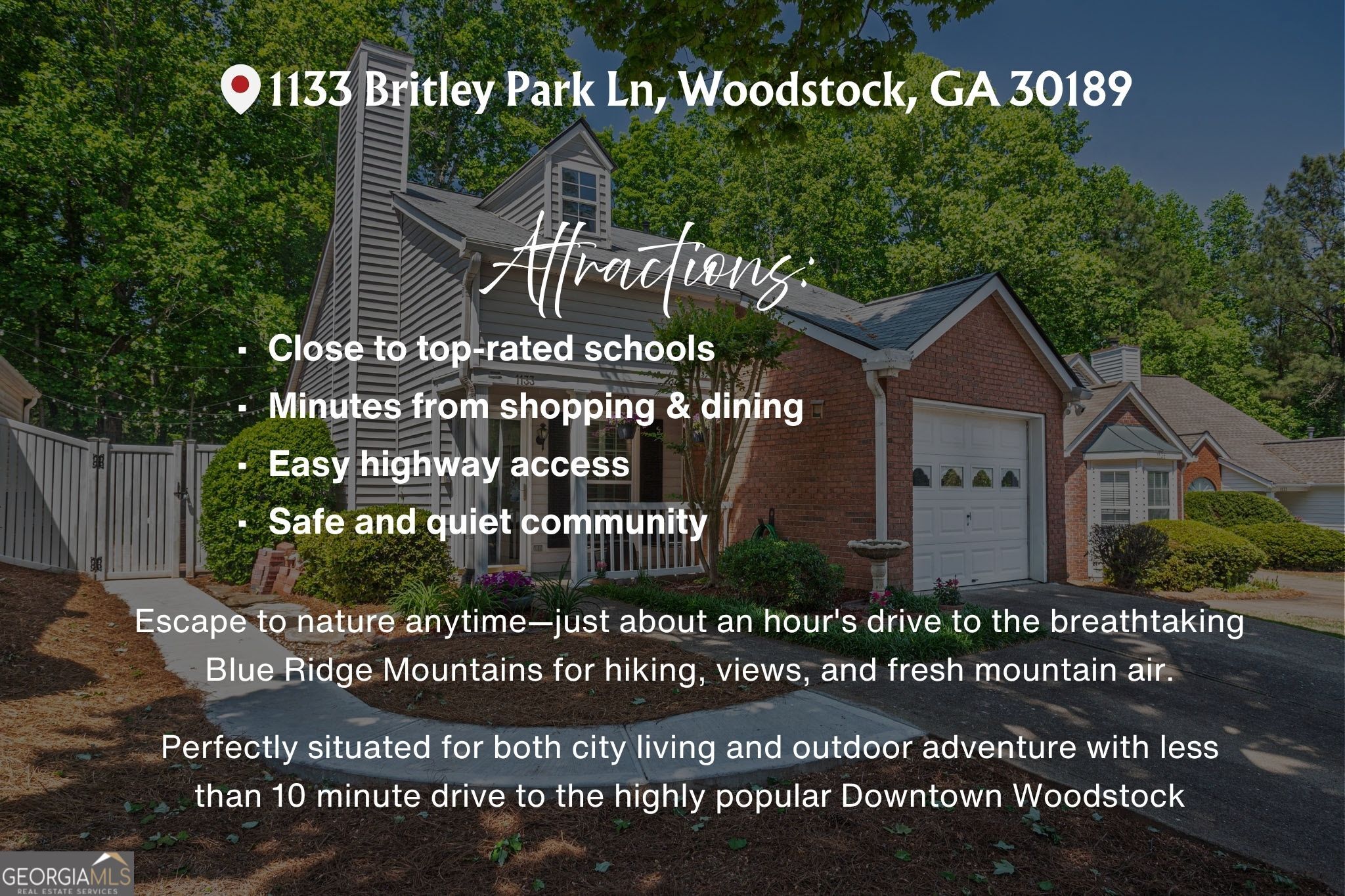 1133 Britley Park Lane Woodstock GA 30189