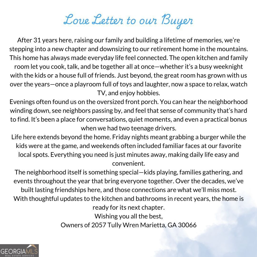 2057 Tully Wren NE Marietta GA 30066