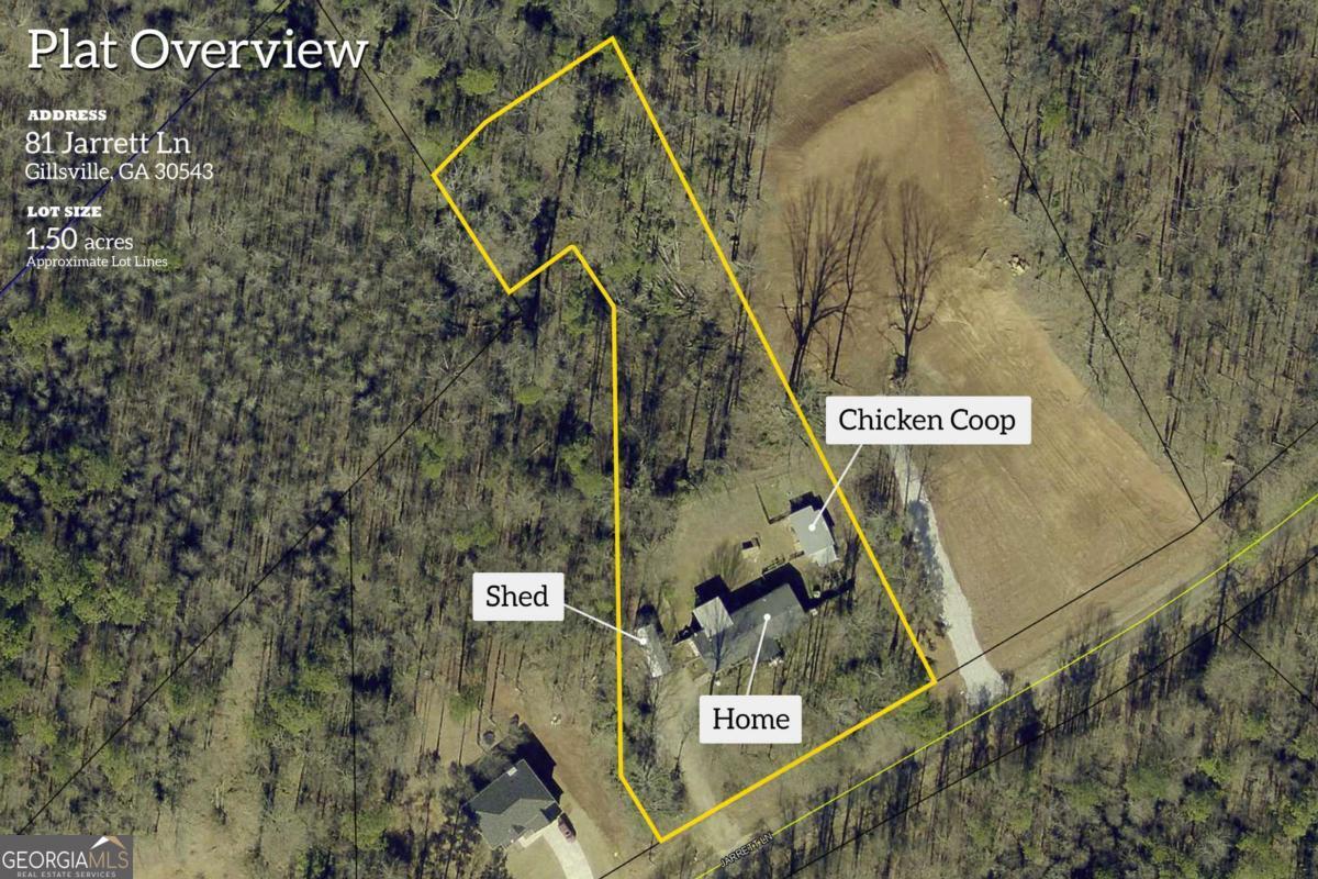 81 Jarrett Lane Gillsville GA 30543